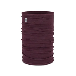 Chusta wielofunkcyjna Buff Merino Lightweight Bike Collection solid garnet reflective - ONE SIZE - Czapki i chusty sportowe męskie - miniaturka - grafika 1