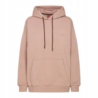 Bluzy damskie - BLUZA damska z KAPTUREM kangurka DRESOWA sportowa CAMPUS ISOBEL beżowa XL - miniaturka - grafika 1