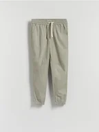 Spodnie męskie - Reserved - Spodnie jogger slim fit - jasnozielony - miniaturka - grafika 1