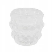 Świeczniki - ŚWIECZNIK SIXTIES tealight przezroczysty - miniaturka - grafika 1