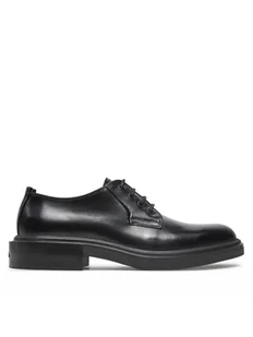 Calvin Klein Półbuty Postman Derby HM0HM01837 Czarny - Półbuty męskie - miniaturka - grafika 1