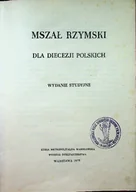 Religia i religioznawstwo - Mszał Rzymski dla Diecezji Polskich - miniaturka - grafika 1