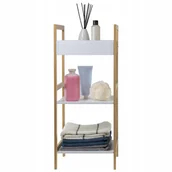 Regały - 50763 Regał łazienkowy 3 półki Scandic biały Jotta - miniaturka - grafika 1