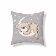 Pościel dla dzieci - Poszewka dziecięca bawełniana 40x40 psba38a miś - miniaturka - grafika 1