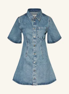 Ami Paris Sukienka Jeansowa blau - Sukienki - miniaturka - grafika 1