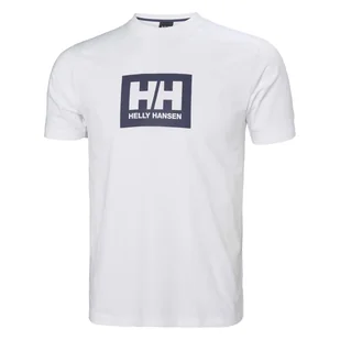 Męska Koszulka z krótkim rękawem HELLY HANSEN HH BOX T 53285_003 – Biały - Koszulki męskie - miniaturka - grafika 1