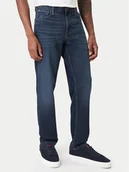Spodnie męskie - Tommy Hilfiger Jeansy Denton MW0MW41902 Granatowy Straight Fit - miniaturka - grafika 1