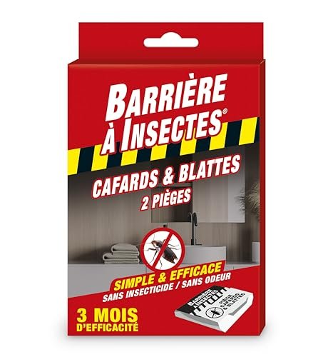 Barrière à Insectes Rajstopy przeciw karaluchom pułapki - etui z 2 pułapkami