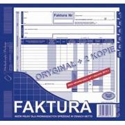 Druki akcydensowe - Michalczyk&Prokop FAKTURA VAT 2/3 A4 NETTO (PEŁNA ORG.+2K.) 102-XE - miniaturka - grafika 1