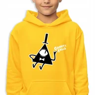 Bluzy dla dziewczynek - Bluza Dziecięca Z Kapturem Bawełniana 116 Cm Bill Cyferka Wiele Wzorów - miniaturka - grafika 1
