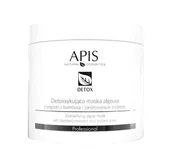 Maseczki do twarzy - Apis DETOX Maska algowa detoksykująca z węglem z bambusa i jonizowanym srebrem 200g 10-0978 - miniaturka - grafika 1