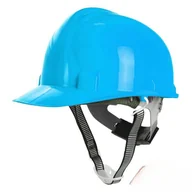 Odzież robocza - Kask HEŁM Przemysłowy BHP Roboczy Ochronny z paskiem 6-punktowy Biały - miniaturka - grafika 1