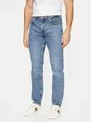 Spodnie męskie - Guess Jeans Jeansy M5RA1C D5M52 Niebieski Slim Fit - miniaturka - grafika 1
