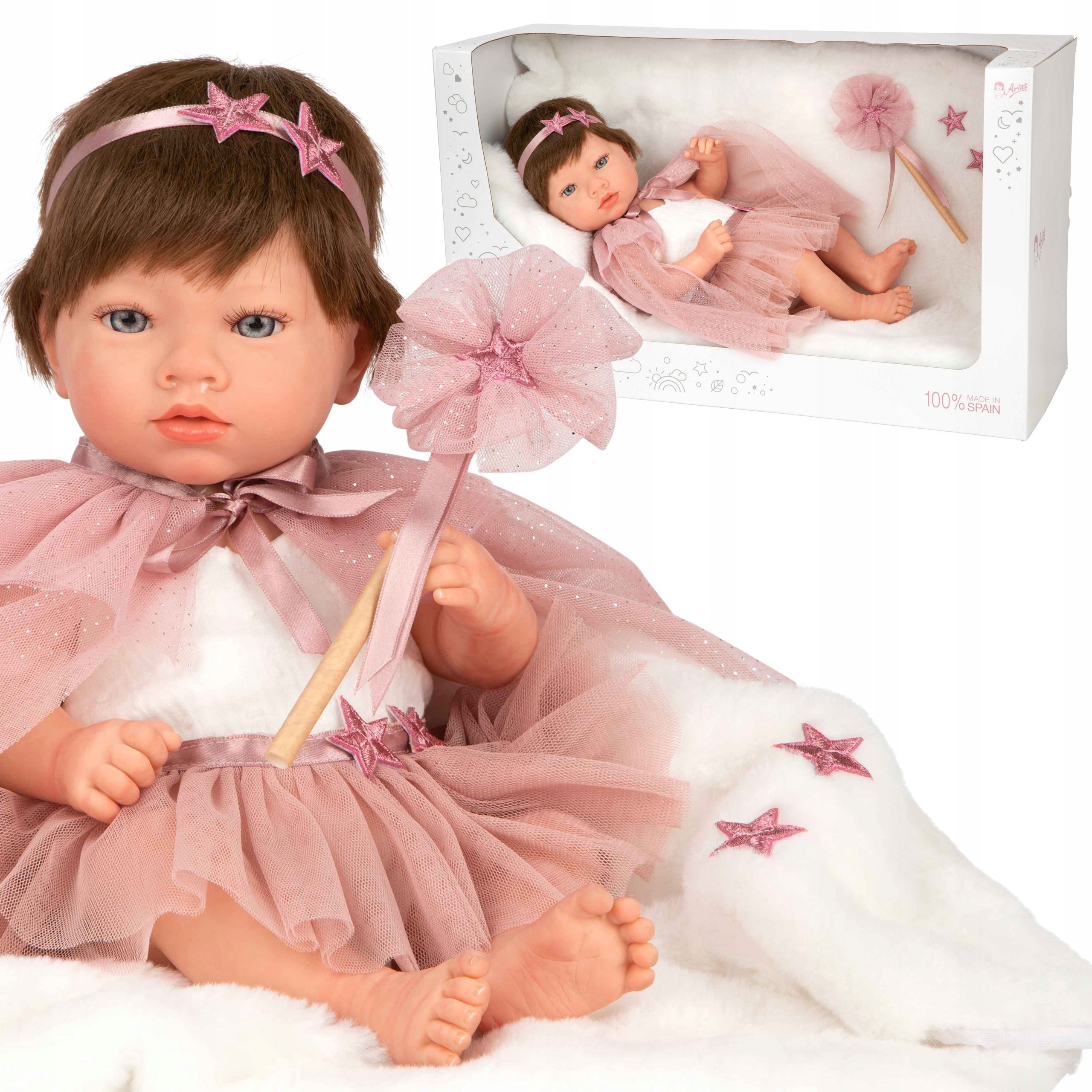 Hiszpańska Lalka Bobas Munecas Arias Reborn 98194