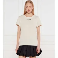 Koszulki i topy damskie - Patrizia Pepe T-shirt + kubek Regular Fit - miniaturka - grafika 1