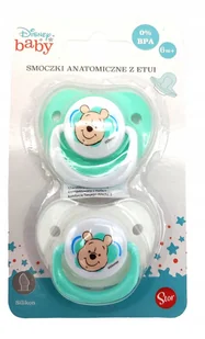 Smoczki Anatomiczne Etui 2szt +6 0%BPA Disney Baby - Smoczki uspokajające - miniaturka - grafika 1