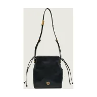 Plecaki worki - Pinko Skórzany worek SLOUCHY MINI - miniaturka - grafika 1