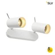 Lampy sufitowe - 2-punktowy spot sufitowy ASTO TUBE, biały - miniaturka - grafika 1