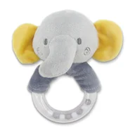 Gryzaki dla dzieci - GRZECHOTKA SENSORYCZNA DLA NIEMOWLĄT GRYZAK ZABAWKA LORELLI SŁON - miniaturka - grafika 1