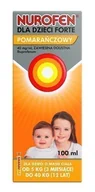 Przeziębienie i grypa - RECKITT BENCKISER NUROFEN FORTE SMAK POMARAŃCZOWY 200 mg/5ml 100 ml - miniaturka - grafika 1