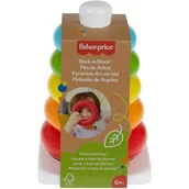 Układanki dla dzieci - Fisher Price Price Price Eko Piramidka z kółek GRF09 Price GRF09 - miniaturka - grafika 1