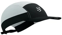 COMPRESSPORT Czapka do biegania 5 PANEL LIGHT CAP White/Black - Czapki i chusty sportowe damskie - miniaturka - grafika 1