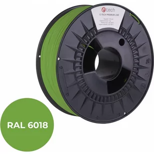 Filament do drukarki 3D C-TECH PREMIUM LINE, PLA, RAL6018, 1,75mm, 1kg, Green - Filamenty i akcesoria do drukarek 3D - miniaturka - grafika 1
