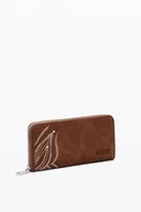 Portfele - Desigual Women's Accessories PU SMALL Bi-Fold Wallet, brązowy, brązowy, 20 EU - miniaturka - grafika 1