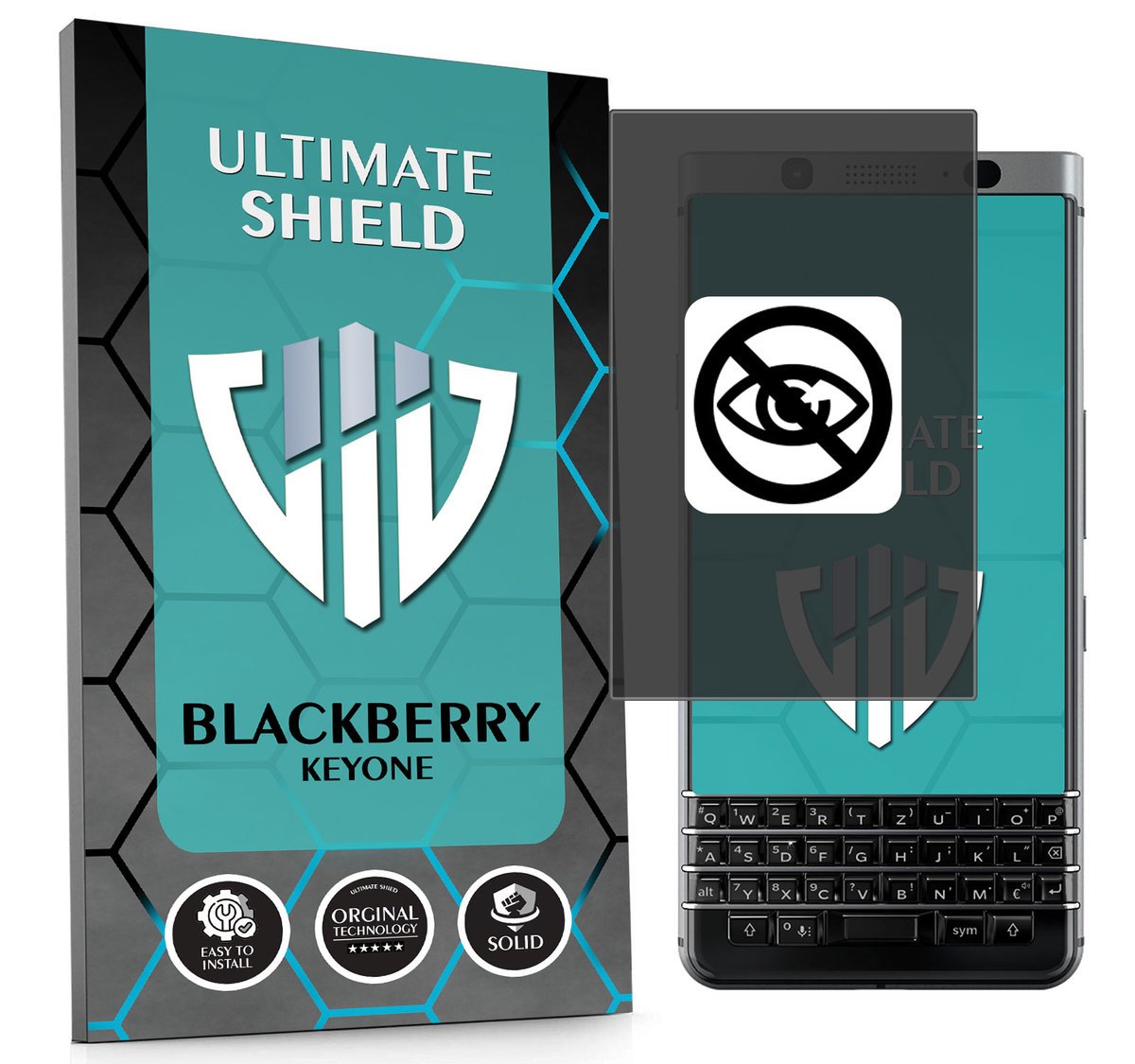 NAJLEPSZA FOLIA 5D ANTYSZPIEGOWSKA DO BLACKBERRY KEYONE HYDROŻELOWA MATOWA