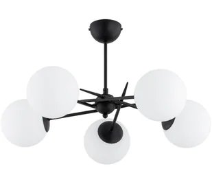 Żyrandol natynkowy PRIMERY 5xE14/10W/230V czarny - Lampy sufitowe - miniaturka - grafika 1