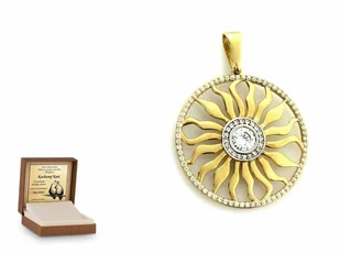 Złota zawieszka 585 symbol prezent grawer - Zawieszki - miniaturka - grafika 1