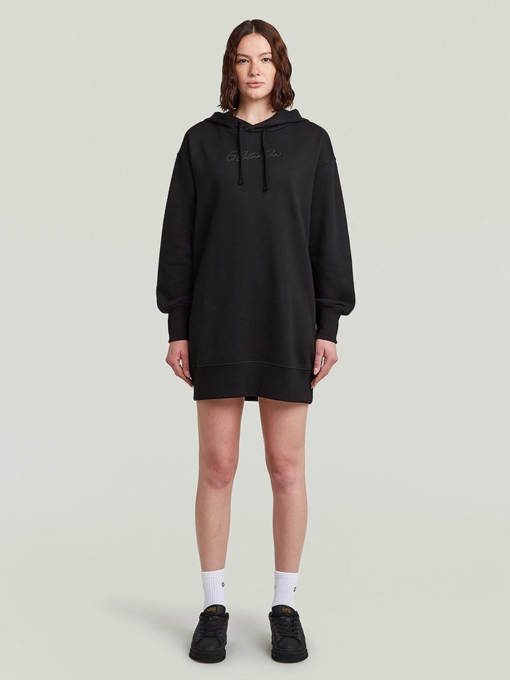 G-Star Sukienka dresowa w kolorze czarnym