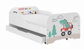 Łóżeczka i kojce - Łóżko dziecięce MIKI 160x80 T-REX - miniaturka - grafika 1