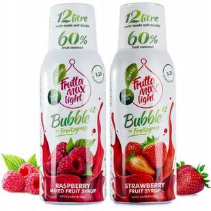 Zestaw 2 koncentratów FruttaMax Malina i Truskawka Light, 500 ml - Syropy i koncentraty owocowe - miniaturka - grafika 1