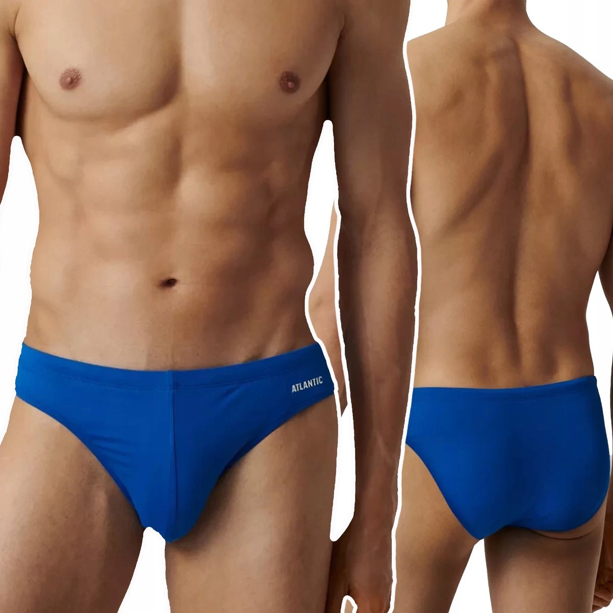 KĄPIELÓWKI MĘSKIE slipy szybkoschnące mini z podszewką Atlantic *XL