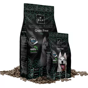 Rex Natural Range Grain Free Fish 3kg - Sucha karma dla psów - miniaturka - grafika 4