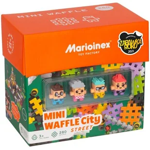 Mario-Inex Mini Waffle 280 elementów Ulica 453368 - Klocki - miniaturka - grafika 1