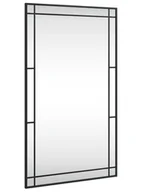 Lustra - Prostokątne Lustro W Stylu Loft Z Czarną Ramą B3-R32 - miniaturka - grafika 1