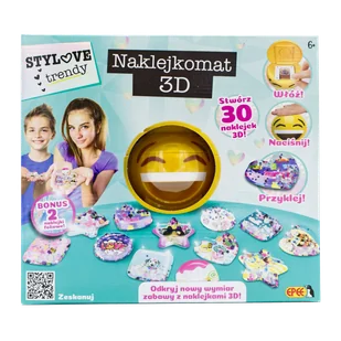 Epee, Naklejkomat 3D, zestaw kreatywny - Zabawki kreatywne - miniaturka - grafika 1