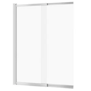 Cersanit S932-141 PARAWAN NAWANNOWY LARGA CHROM DWUSKRZYD$536OWY 140X115 PRZES SZK$537O TRANS - Parawany nawannowe - miniaturka - grafika 1