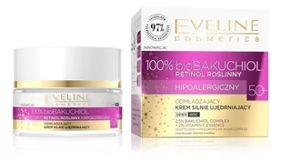 Eveline 100% Bio Bakuchiol Odmładzający Krem silnie ujędrniający 50+ na dzień i noc 50ml - Kremy do twarzy - miniaturka - grafika 1