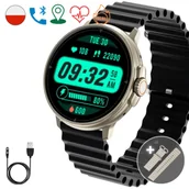 Smartwatch - Rubicon Ultra Czarny - miniaturka - grafika 1