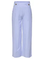 Spodnie damskie - JDY Spodnie materiałowe Nelli 15345574 Niebieski Wide Leg - miniaturka - grafika 1