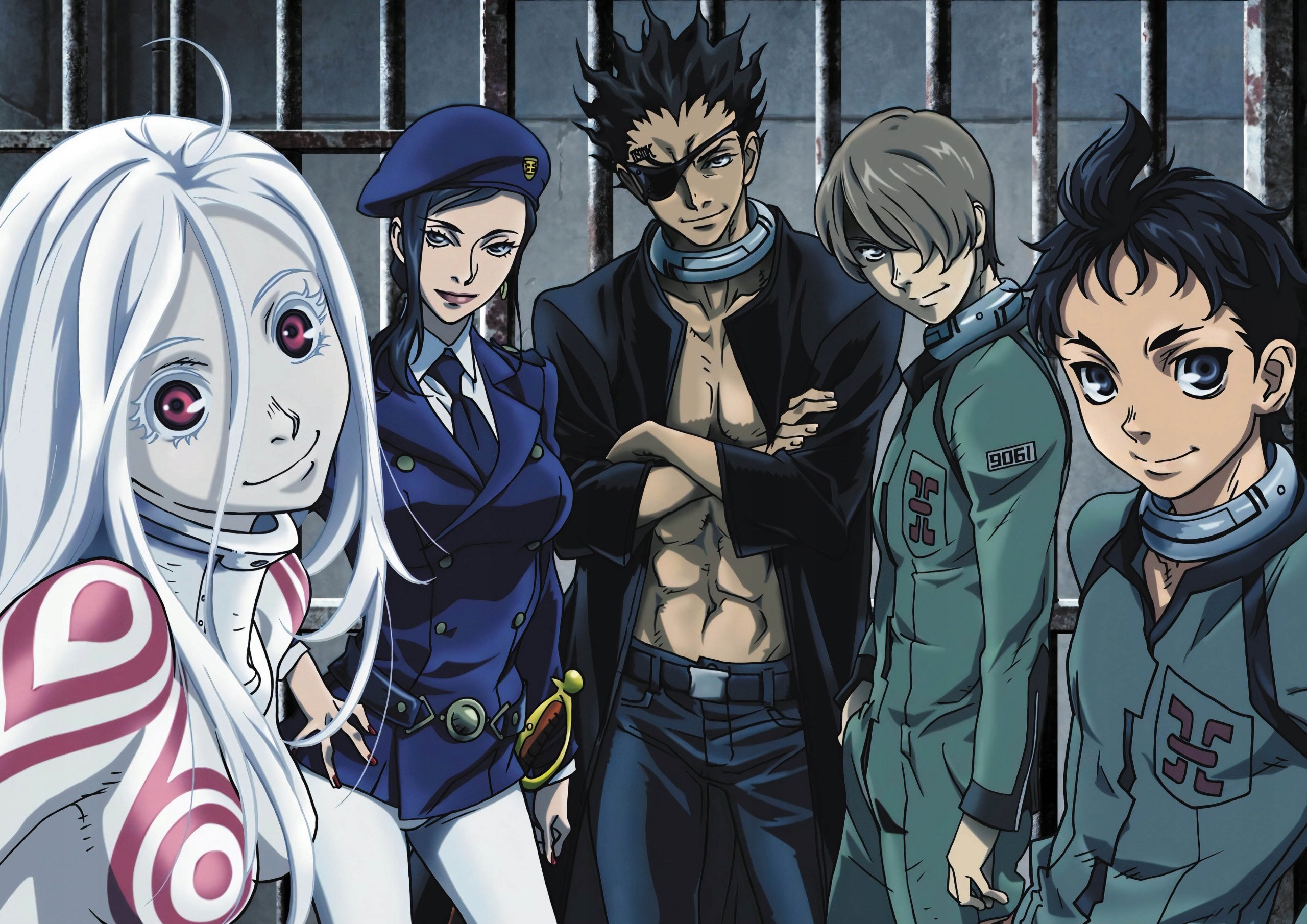 Plakat A3 anime manga Deadman Wonderland