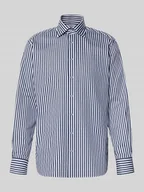 Koszule męskie - Koszula biznesowa o kroju modern fit z listwą guzikową - miniaturka - grafika 1