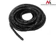 Maskownice do kabli - Maclean MCTV-685 B 43133 Osłona maskująca na kable (8.7*10mm) 3m czarna spirala CEN-43133 - miniaturka - grafika 1