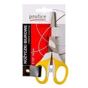 Nożyczki profice ergoline z bardzo miękkimi rączkami 14cm - MEMOBE - Nożyczki dla dzieci - miniaturka - grafika 1