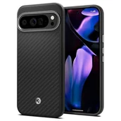 Etui i futerały do telefonów - Etui SPIGEN Enzo Aramid Google Pixel 9 Pro XL Czarny - miniaturka - grafika 1