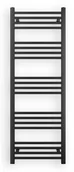 Grzejniki łazienkowe - Grzejnik Łazienkowy 140/50 Cm Czarny Mat Kaloryfer - miniaturka - grafika 1
