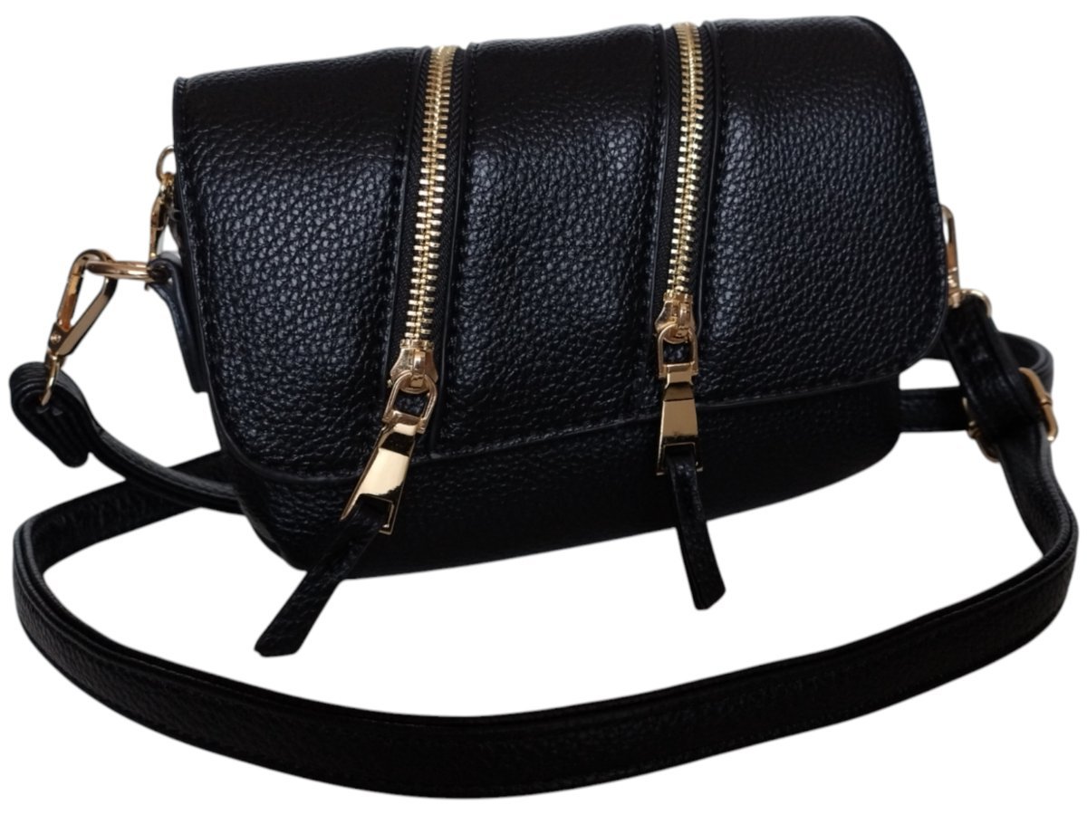 Mała Listonoszka Damska, Modna Czarna Torebka Wizytowa Na Ramię